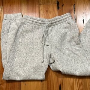 Aritzia TNA Cozy Fleece Sweatpants - grey